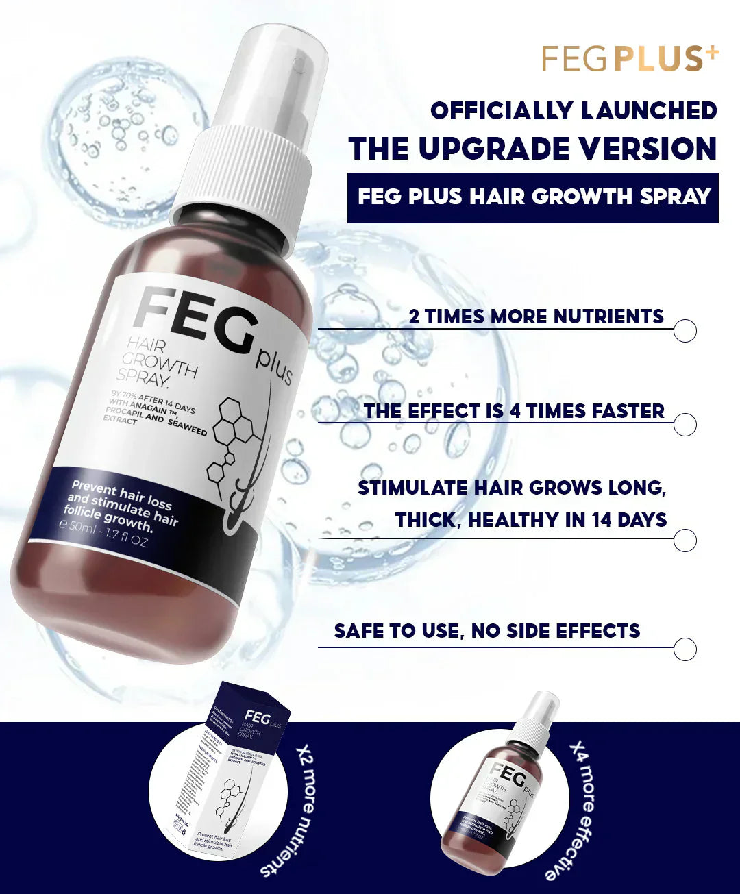 FEG PLUS Hair Growth Spray 50ml
